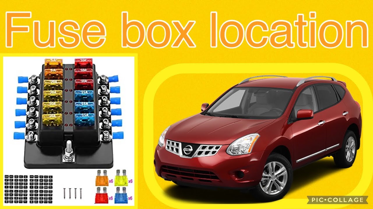 The fuse box location on a 2012 Nissan Rogue YouTube