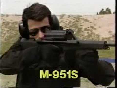 Calico submachine gun commercial