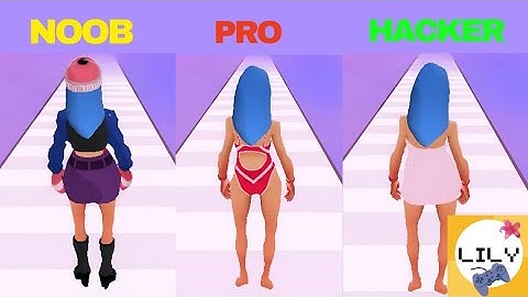 NOOB vs PRO vs HACKER | Get Lucky: run to the pool