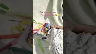 Not me staring at my new crochet tools like they’re luxury items😭 #crochet #youtube #youtubeshorts