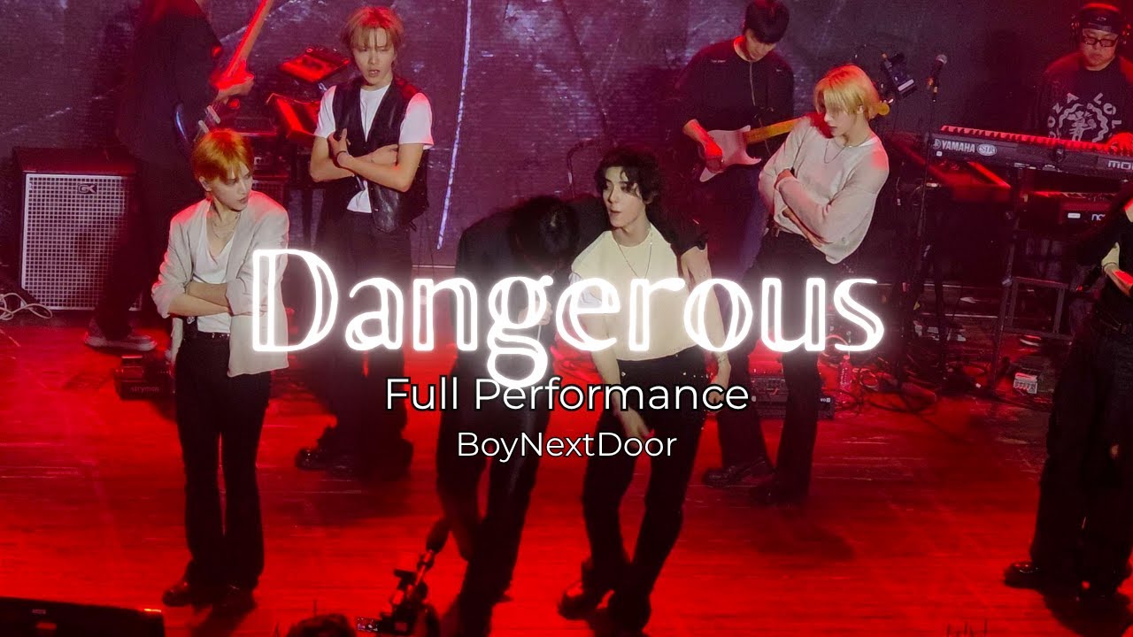 Dangerous - BoyNextDoor - Hous of Blues - Lollapalooza Aftershow in Chicago 080225