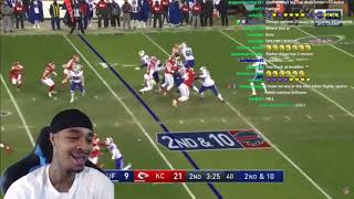 Flight reacts To NFL Bills vs Chiefs AFC Championship Game