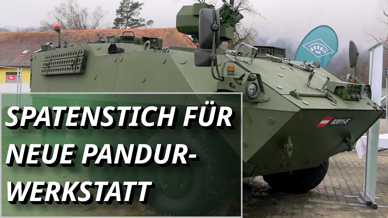 Pandur bekommt neue Heimat - Spatenstich für neue Panzer-Werkstatt in Graz - On The Grid Ep: 731/1