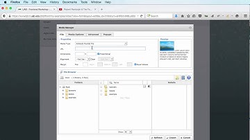 How to insert a video in Joomla