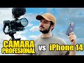 IPHONE 14 vs CÁMARA PROFESIONAL