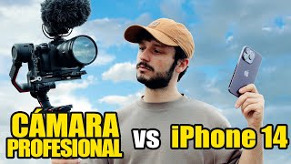 IPHONE 14 vs CÁMARA PROFESIONAL by Un Poco De Todo 275,747 views 1 year ago 3 minutes, 48 seconds