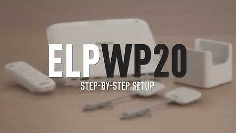 Epson ELPWP10  ELPWP20 Wireless Presentation System