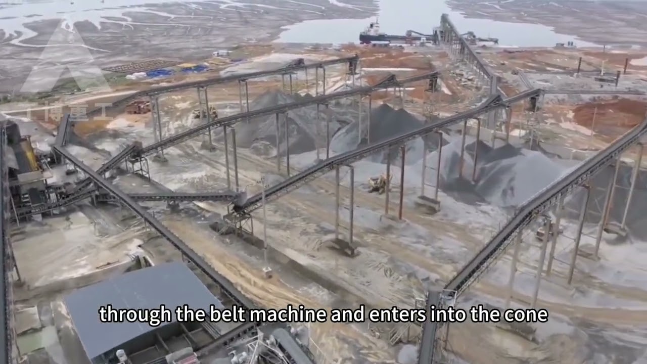 Daily output of 10,000 tons of limestone crushing and sand making production line