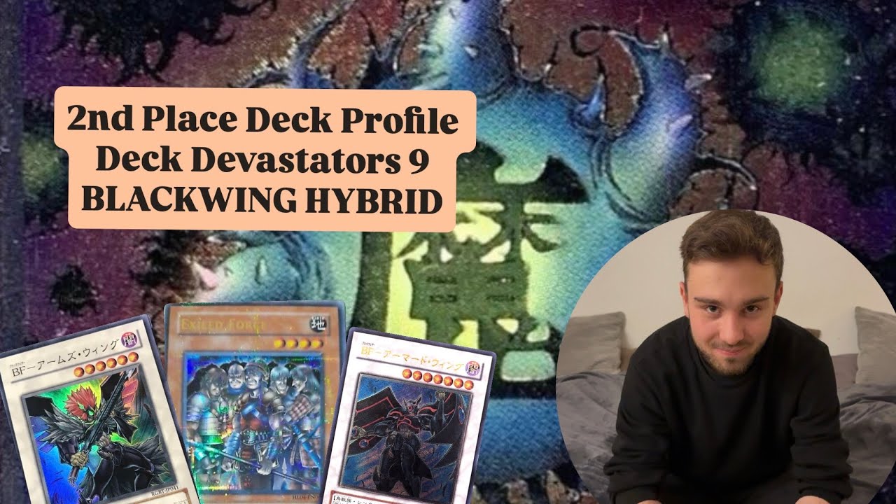 2nd Place Edison Deck Devastators 9 IRL Deck Profile Blackwing Hybrid by Julian (9-3 Record) Yugioh 
