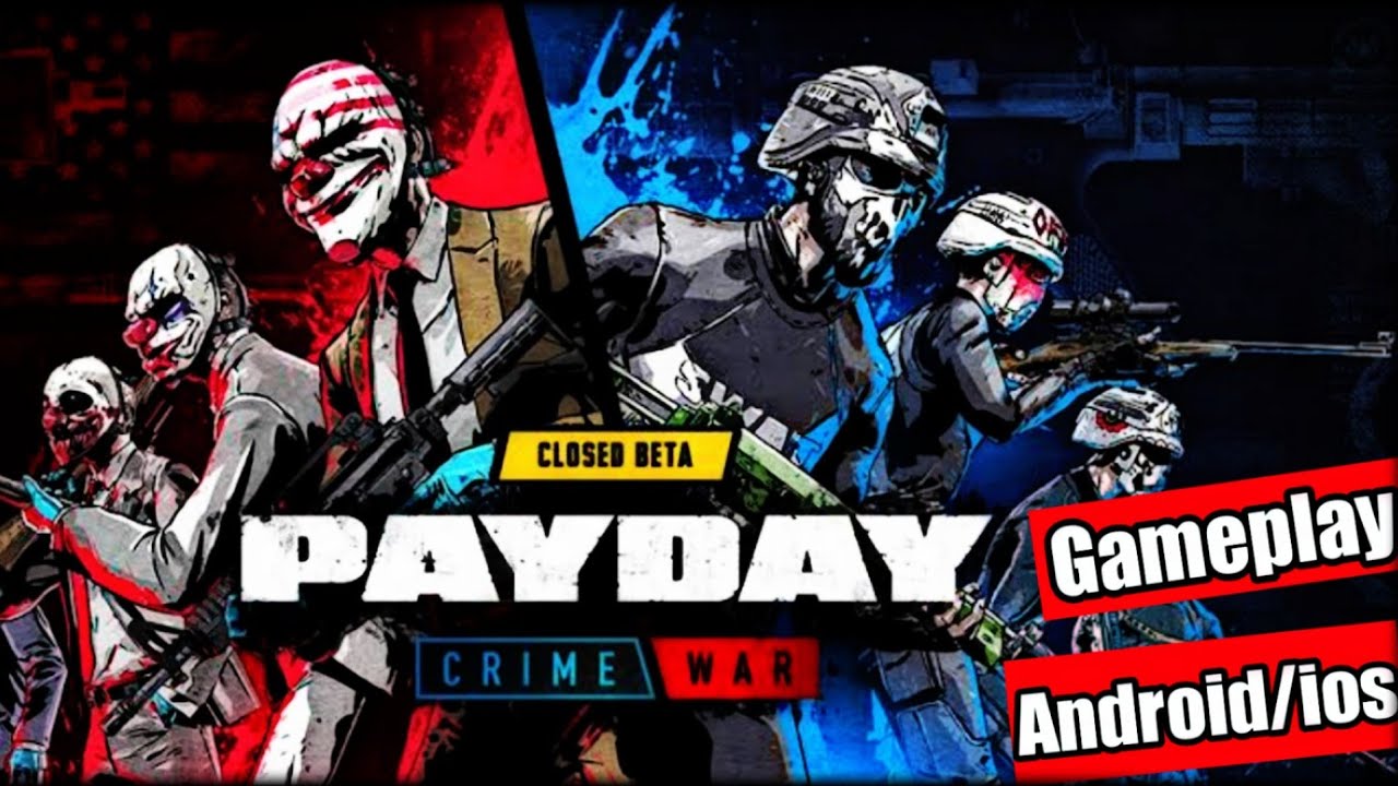 PAYDAY crime war android/ios beta gameplay in very High settings 60 FPS, and how to download?? 🎮🔥