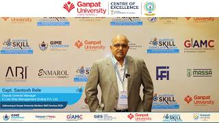 Addressing by Capt. Santosh Rele, Deputy General Manager at K Line Ship Management (India) Pvt. Ltd