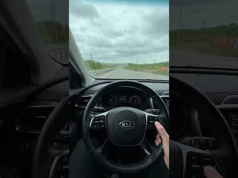 Как работает круиз-контроль Kia Sorento #avtorevizorvl