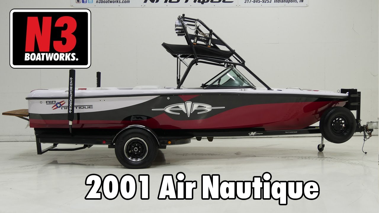2001 Correct Craft Air Nautique - Dark Red - Walk Through || N3