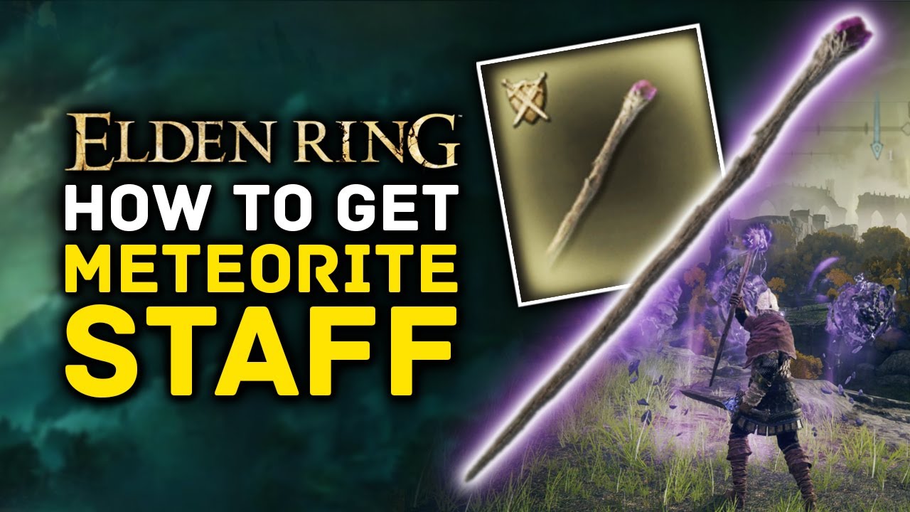 Elden Ring | How To Get The Meteorite Staff Early! S Tier Intellect Magic Staff \U0026 Spell Combo!