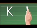 Tutorial of how to write letter k