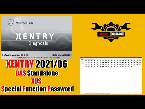 XENTRY 2021/06 + XUS + Xentry Special Function + Login Window Implant + DAS Standalone