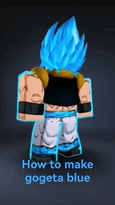 Replying to @jayden_thechammp how to make gogeta blue on roblox