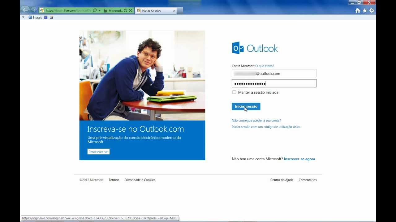 Acessar o Facebook diretamente do Outlook by outlookentrar on