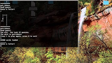 Cassie Sarah Hangman (Python) CS-10 Final Project