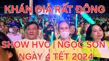 Show Hồ Văn Cường và ca sỉ Ngọc Sơn ngày 4 tết 2024 rất đông khán giả
