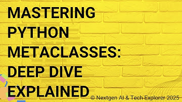 Mastering Python Metaclasses Deep Dive Explained