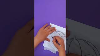 #رسم طريقة استخدام ورق الزبدة بديل لورق الكلك للشف