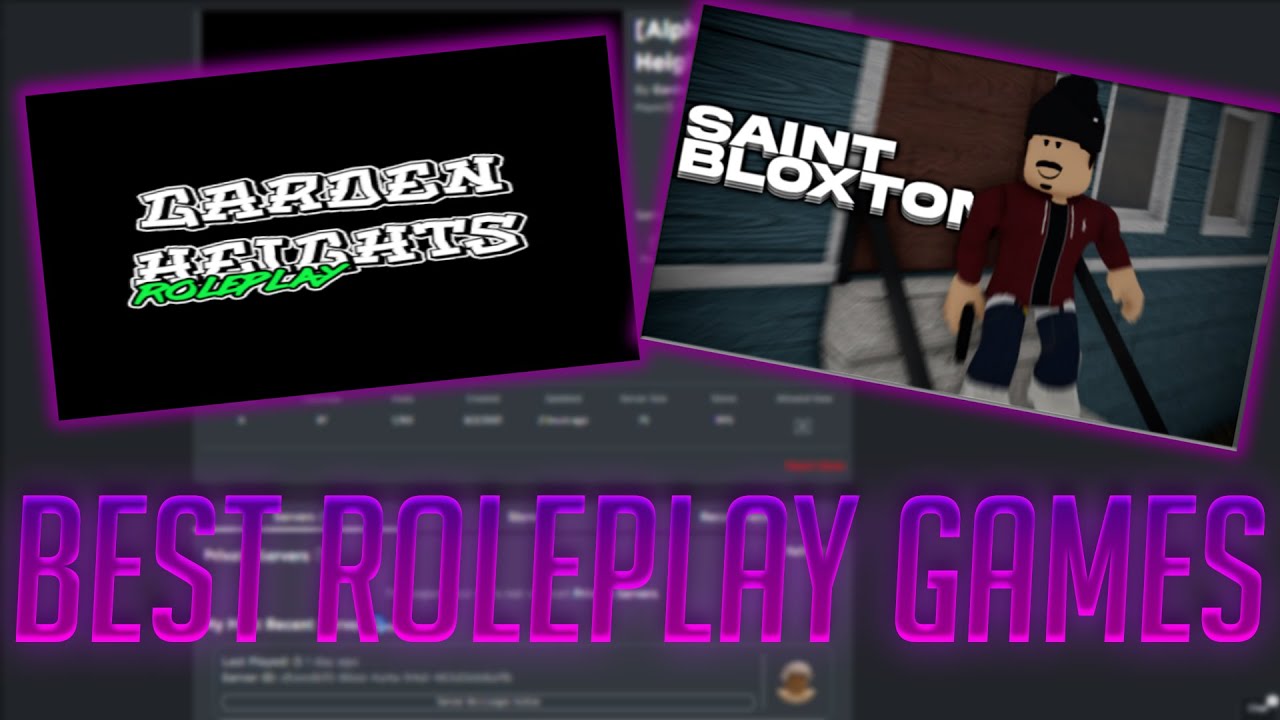 TOP 2 BEST HOOD RP GAMES ON ROBLOX YouTube 