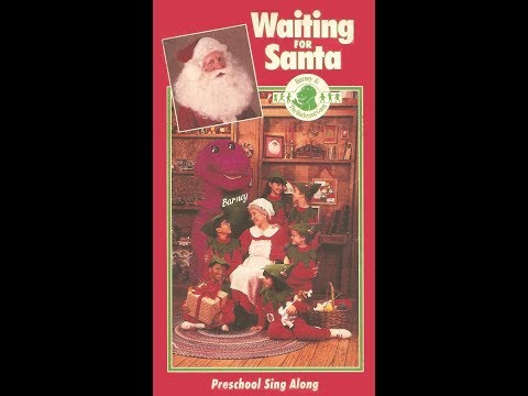 Barney: Waiting for Santa 1990 VHS