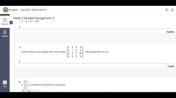 IIT MADRAS BS DEGREE | Maths 2 Week 2 Graded Assignment Solutions | Sep 2025