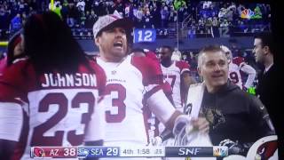 Carson Palmer fist pump hip hump celebration