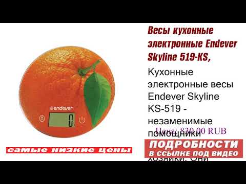 Весы кухонные электронные Endever Skyline 519-KS, мнение специалиста.