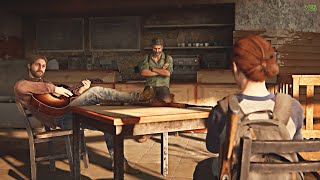 The Last of Us Part ll - The Chalet: Tommy Talks To Ellie After Joel's  Death Cutscene PS4 Pro (2020) 