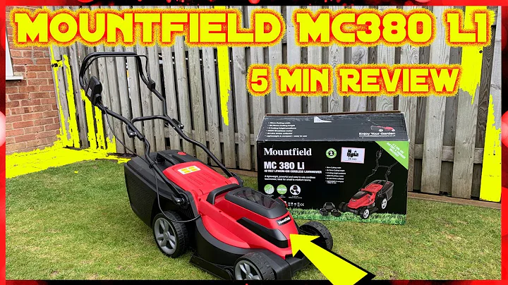 Mountfield MC380 LI Cordless Battery Lawnmower (5 Minute Review)