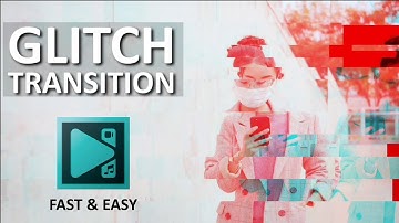 How to create Glitch Transition - VSDC tutorial