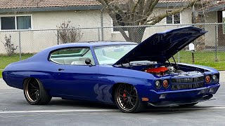 FOR SALE CALL 9168567931 or Victorylapclassics.net. 1970 TwinTurbo LSX Chevelle Restomod
