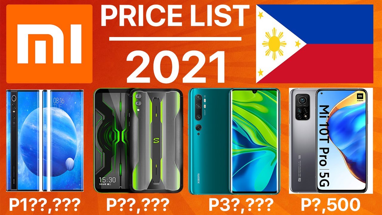 XIAOMI PHONE PRICE LIST PHILIPPINES 2021 YouTube