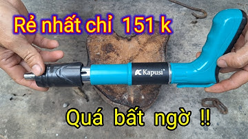 Mở hộp súng bắn đinh hạt nổ test thử có giống quảng cáo không thật bất ngờ