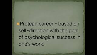 Chapter 11- Careers and Career Management (HRM 4)