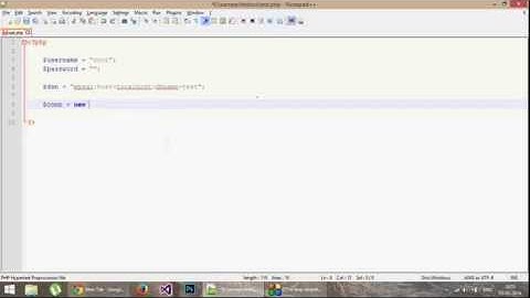 Simple: Connect MySQL to PHP using PDO (PHP Data Object)