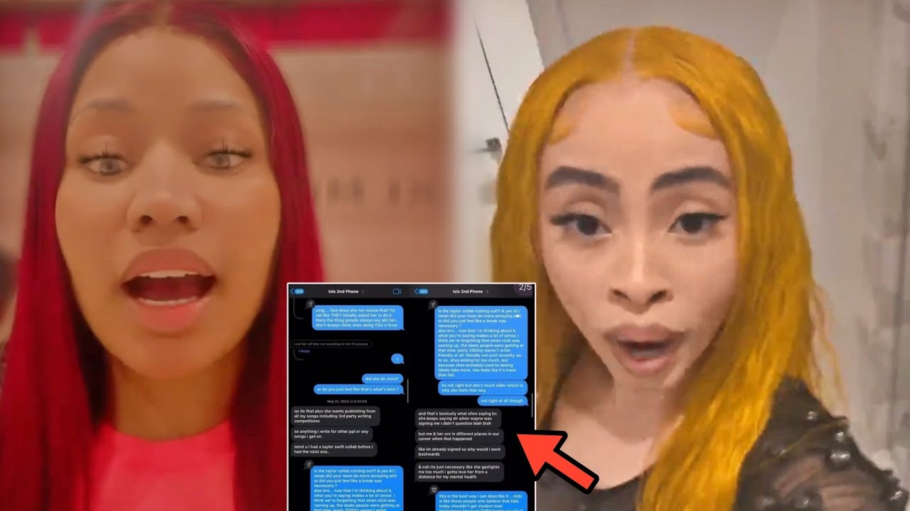 Ice Spice Exposes Nicki Minaj?! Shocking Leaked Texts Revealed! - YouTube