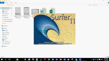 contour map using surfer