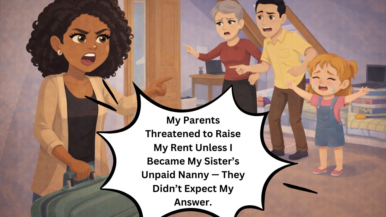 My Parents Threatened to Raise My Rent Unless I Became My Sister’s Unpaid Nanny — They Didn’t...