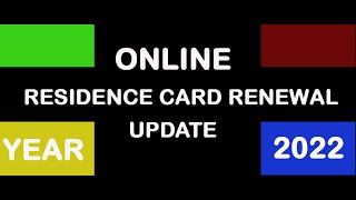 Online Residence Card Renewal Update | Portugal Immigration