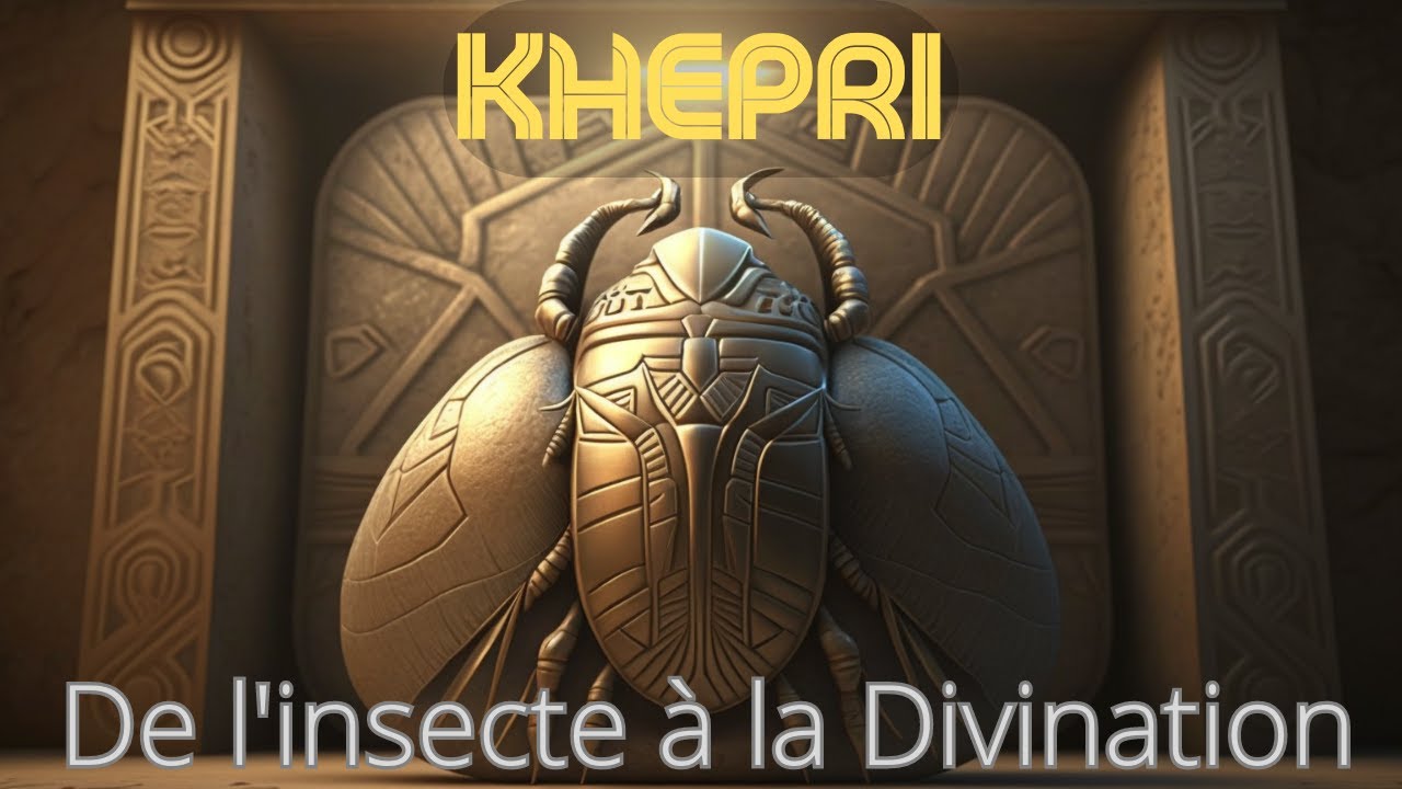 Le scarabée égyptien : de l'insecte à la divinité - YouTube