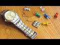 Remove Watch Links with Thumb Tacks | Adjust Resize Shorten Watch Band | How To No Tools