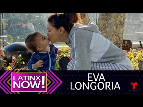 Eva Longoria cantó así con su hijo Santi | Latinx Now! | Entretenimiento