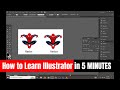 How to Learn Illustrator in 5 MINUTES! Best Tutorial for Beginners
