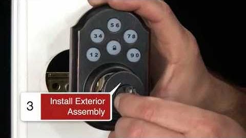 Kwikset 910 SmartCode Deadbolt Install Video
