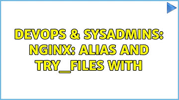 DevOps & SysAdmins: Nginx: alias and try_files with $args