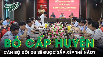 Bỏ cấp huyện, hàng trăm nghìn cán bộ dôi dư sẽ được sắp xếp như thế nào? | SKĐS